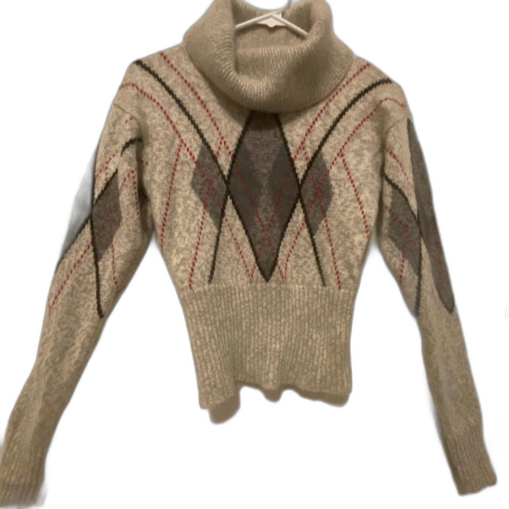Excursion Cowl Wool Turtleneck Sweater S